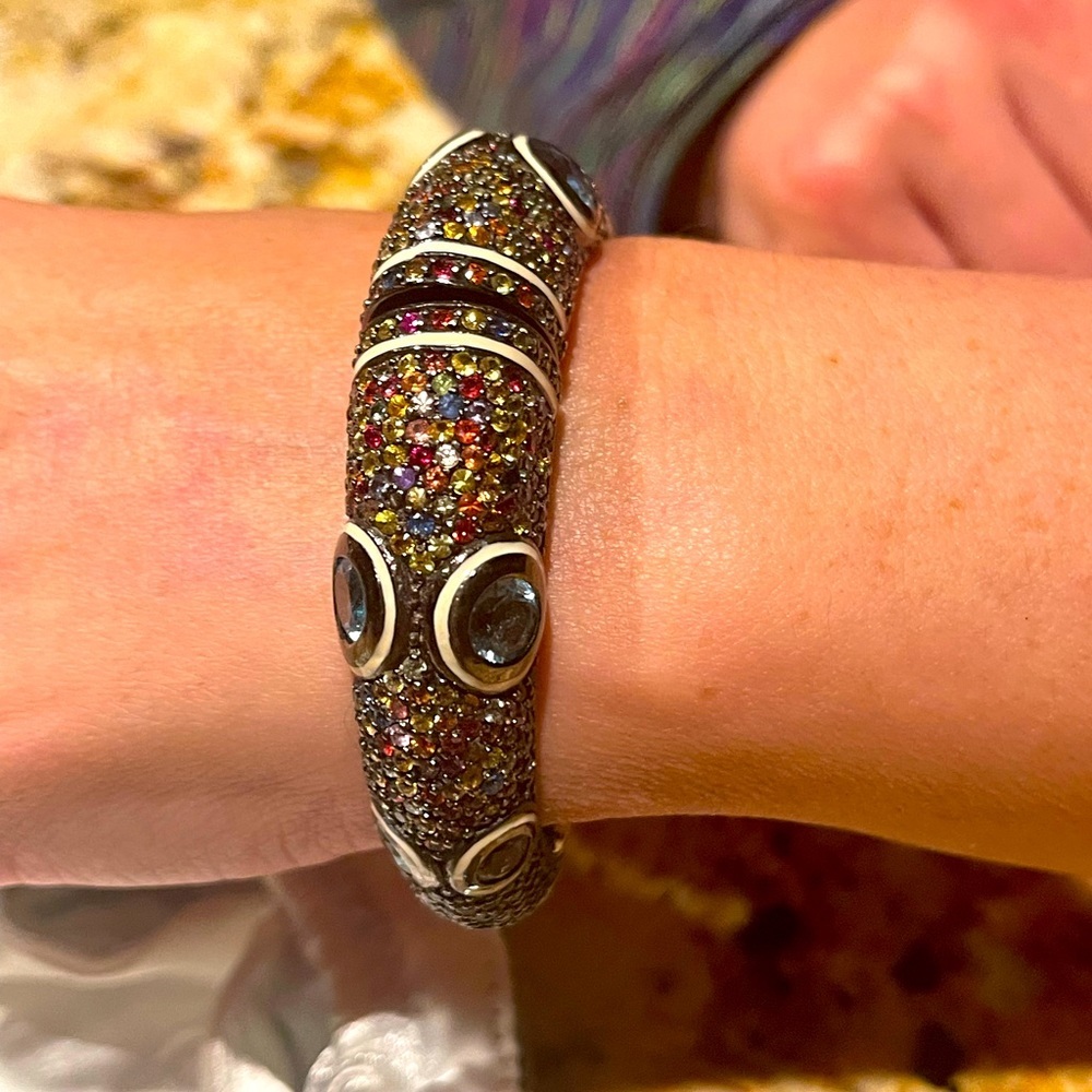 Matthew Campbell Laurenza enamel cuff